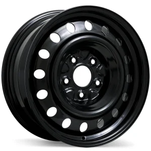 Fast Wheels – Steel / Acier – Black – 17″x7″ 40mm – All weather Wheels – ES62-1770-73BN+40C715